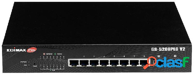 EDIMAX GS-5208PLG V2 Switch di rete 8+2 porte