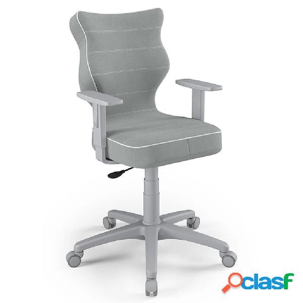 Entelo Sedia per Ragazzi Ergonomica Duo Gray Jasmine 03