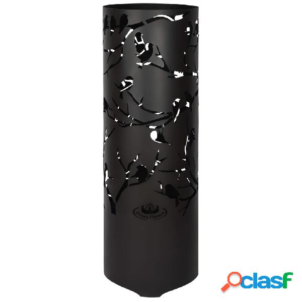 Esschert Design Braciere Cilindrico Birds on Twig Acciaio