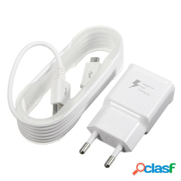 Eu 9V 2A Micro USB Adattatore Caricabatteria Rapida e Cavo