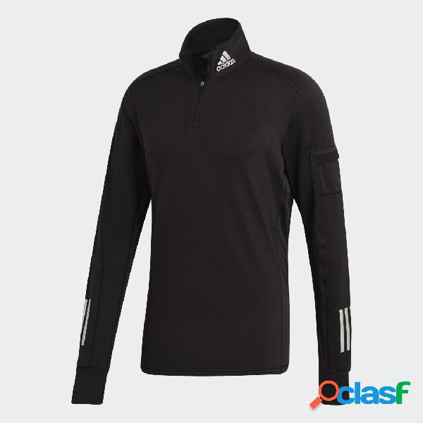 FELPA OWN THE RUN 1/2 ZIP WARM