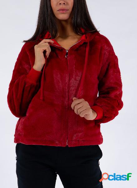 FELPA PELLICCIOTTA FULL ZIP