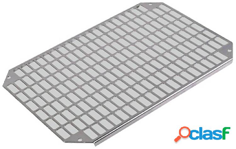 Fibox Mounting plate perforated (630x430x2mm-26x11mm)
