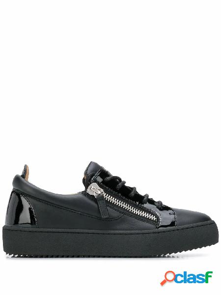 GIUSEPPE ZANOTTI DESIGN SNEAKERS DONNA RW00017008 PELLE NERO