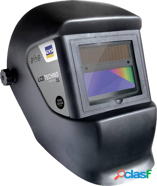 GYS LCD TECHNO 11 TRUE COLOR 064997 Casco di saldatura Nero