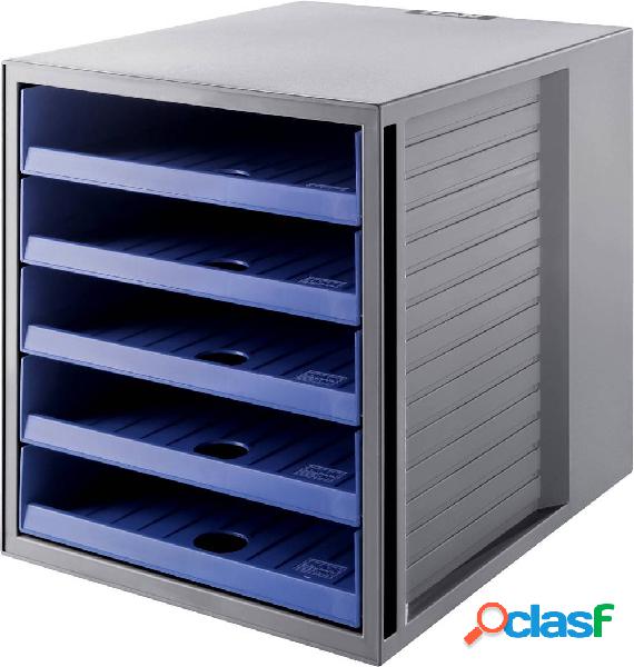 HAN 14018-16 14018-16 Cassettiera Grigio DIN A4 Numero