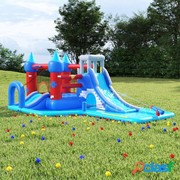 Happy Hop Parco Giochi Gonfiabile Bagnato e Asciutto