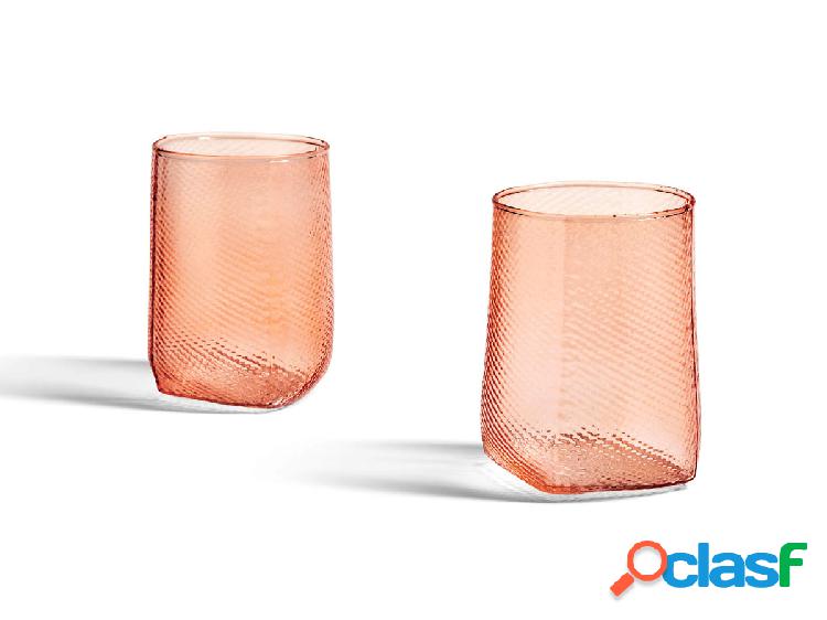 Hay Tela Votive Set di 2 Bicchieri