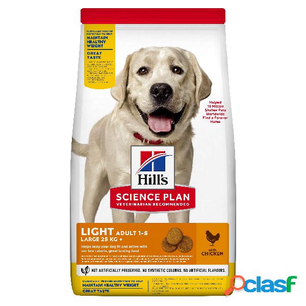 Hills Science Plan Dog Light Large Breed Adult con Pollo 12