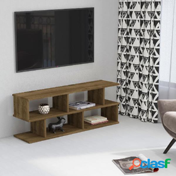 Homemania Mobile Porta TV Su 120x29,6x45 cm Nocciola