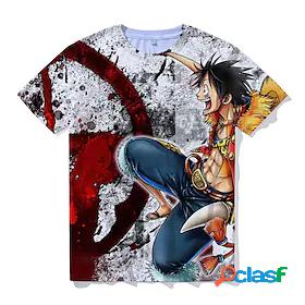 Inspired by One Piece Monkey D. Luffy 100% Polyester T-shirt