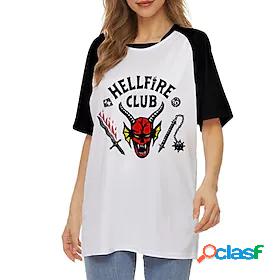 Inspired by Stranger Things Hellfire Club Terylene T-shirt