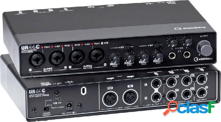 Interfaccia audio Steinberg UR44C incl. software