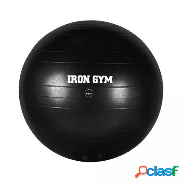 Iron Gym Palla Fitness 65 cm Gomma Nera IRG029