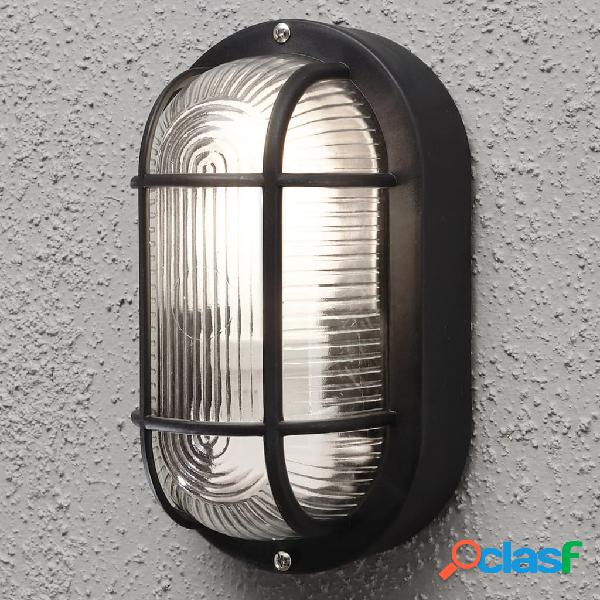 KONSTSMIDE Lampada da Parete Elmas Nero Opaco in Plastica