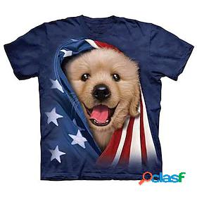 Kids Boys T shirt American Independence Day Short Sleeve 3D