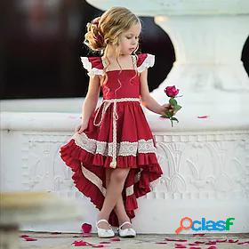 Kids Little Girls Dress Color Block Daily A Line Dress