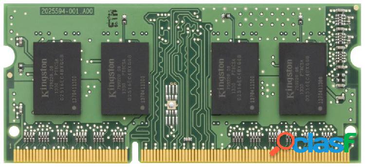 Kingston ValueRAM Kit memoria Laptop DDR3 4 GB 1 x 4 GB