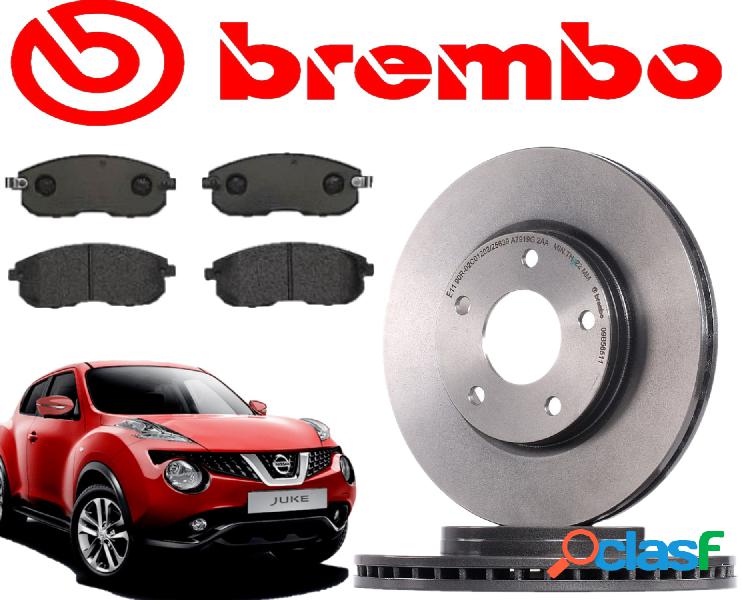 Kit Dischi e Pastiglie Freno Anteriori Brembo Nissan Juke