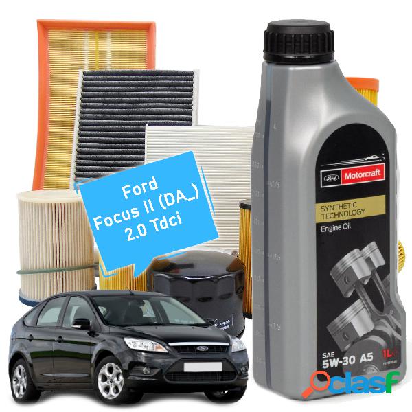 Kit tagliando + olio motore FORD FOCUS (DA_) II 2.0 TDci