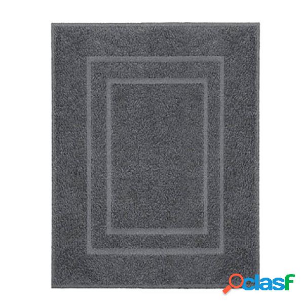 Kleine Wolke 430243 Bath Mat "Plaza" 60x80cm Dark Grey
