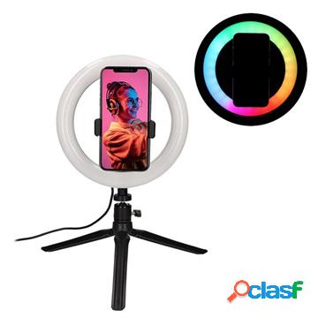 Ksix Studio Live LED Colors Base del Treppiede con Luce ad