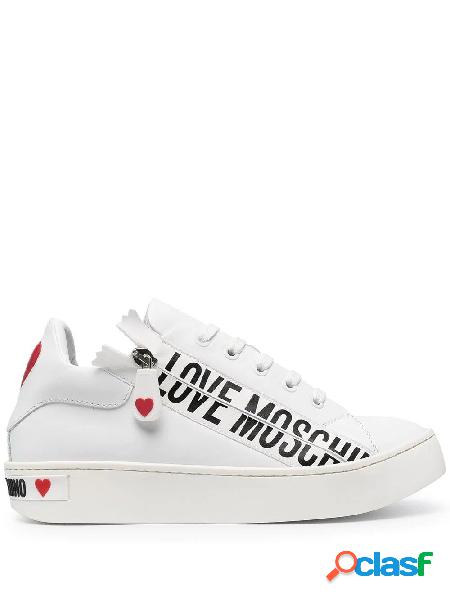 LOVE MOSCHINO SNEAKERS DONNA JA15093G1CIA0100 PELLE BIANCO