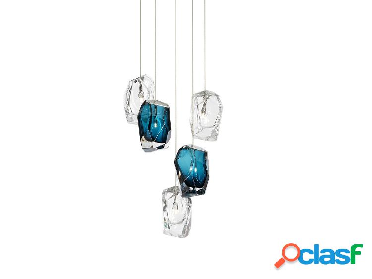 Lasvit Crystal Rock Lampada a Sospensione Set