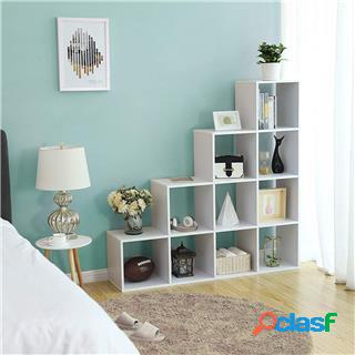 Libreria ASCEN, 10 Scomparti Cubici, 129,5x29x129,5 cm, In