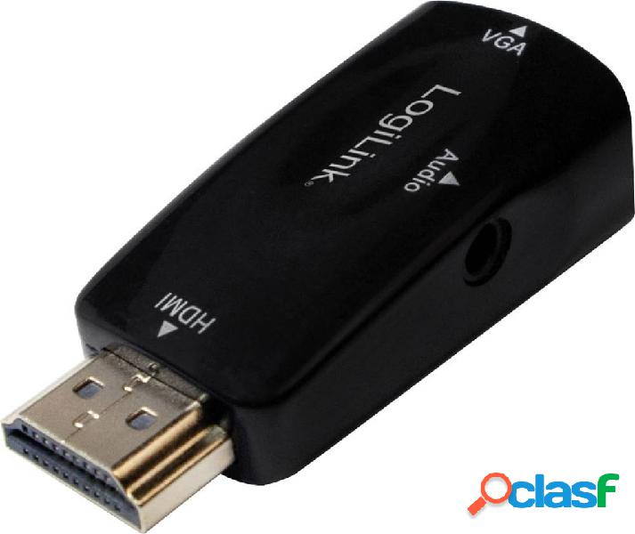 LogiLink CV0107 Adattatore [1x Spina HDMI - 1x Presa VGA]