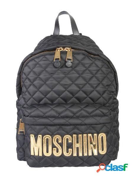 MOSCHINO ZAINO DONNA B760782012555 FIBRE SINTETICHE NERO