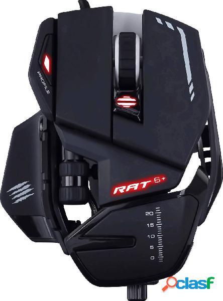 MadCatz R.A.T. 6+ Mouse da gioco USB Ottico Nero 11 Tasti