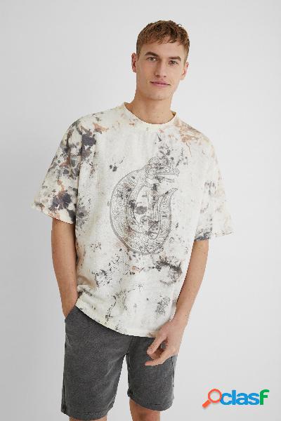 Maglietta oversize tie-dye - WHITE - M