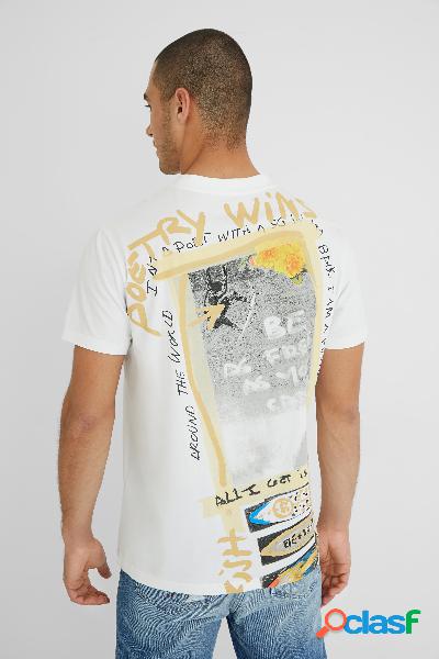 Maglietta surf 100% cotone - WHITE - S