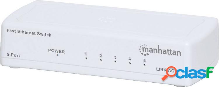 Manhattan 560672 Switch di rete 5 Porte 100 MBit/s