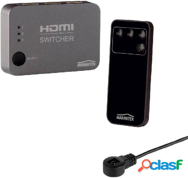 Marmitek Connect 310 UHD 3 Porte Switch HDMI Con