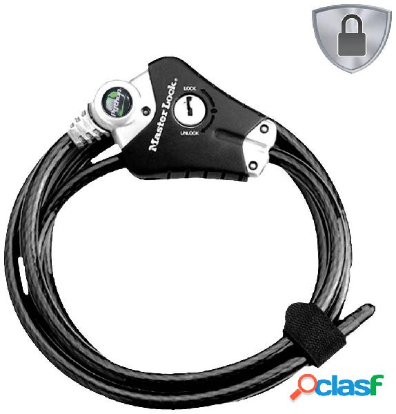 Master Lock 8428EURDPRO Lucchetto a cavo Nero Lucchetto a