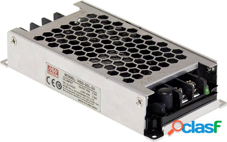 Mean Well RSD-60L-24 Convertitore DC/DC 24 V/DC, 36 V/DC, 48