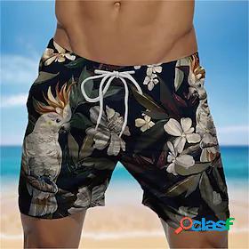 Mens Designer Streetwear 3D Print Elastic Drawstring Design
