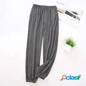 Mens Loungewear Pajamas Bottom Sleepwear Lightweight Basic