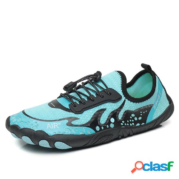 Mens Soft Mesh Lace-Up Outdoor Fitness Wading Casual Water