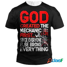 Men's Unisex T shirt Tee Graphic Prints 3D Print Crew Neck