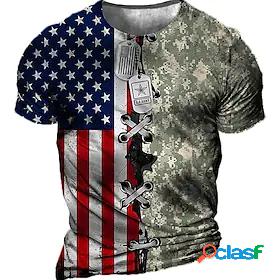 Mens Unisex T shirt Tee Graphic Prints Camo / Camouflage
