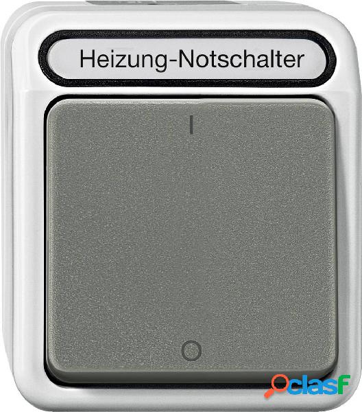 Merten Interruttore AQUASTAR Grigio luminescente