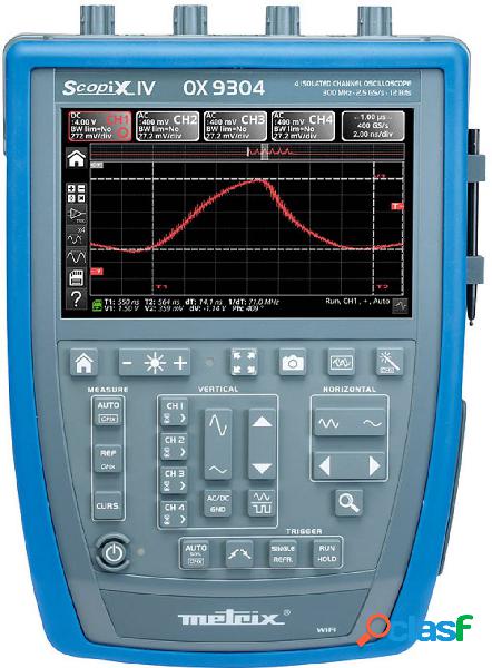 Metrix OX 9304 Oscilloscopio digitale 300 MHz 4 canali 2.5