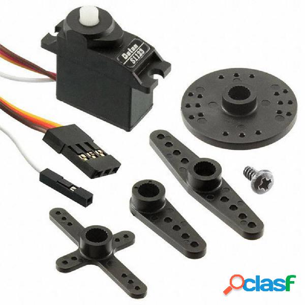 Micro Servo motore con feedback analogico e ingranaggi in