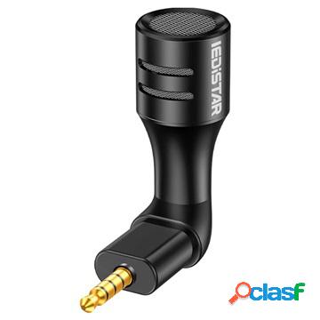 Microfono Mini per Smartphone e Tablet MD-3 - 3.5mm - Nero