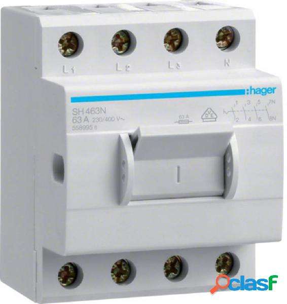 Modulo interruttore Grigio 63 A 400 V Hager SH463N
