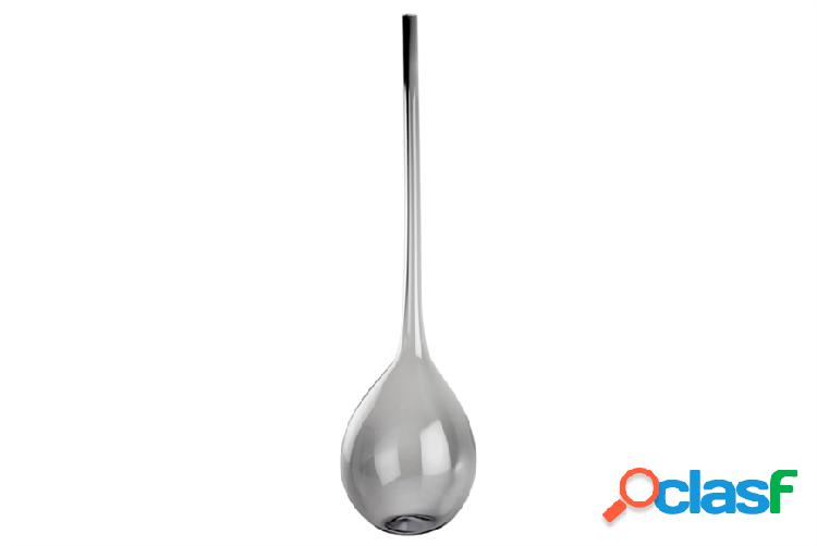 Nasonmoretti Vaso Bolle vetro di Murano grigio scuro grigio