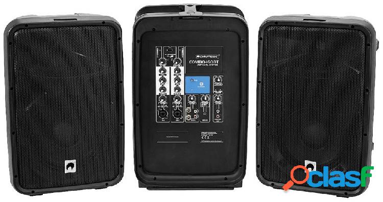 Omnitronic COMBO-160BT Kit altoparlanti PA attivi Bluetooth